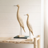 J-Line Decoration Bird - Bois / Métal - Mélange - Small en situation