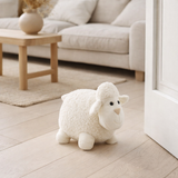 J-Door stop moutons - Polyester - blanc - petit en situation