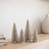 J -Liline Decoration Tree Glitter de Noël - Plastic - Grayige - Boîte de 8 en situation