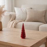 J -line décoration de Noël arbre de Noël - plastique - rouge - petit en situation