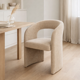 J-Line Anis Chaise Textile Beige en situation