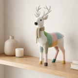 Figurine J-Line Renne debout - polyester - mix - S en situation
