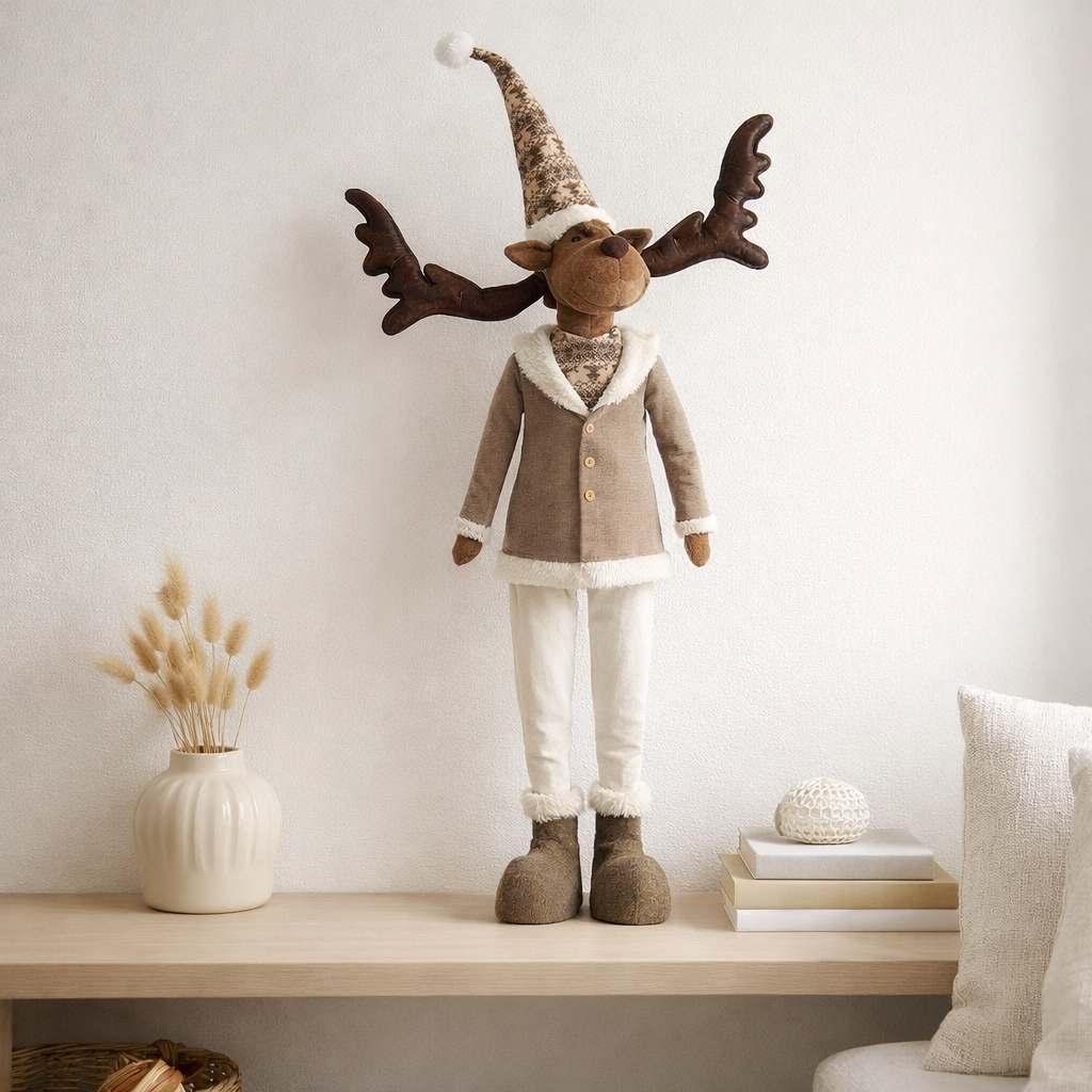 Figurine J-Line Renne Télescopique - polyester - mix en situation