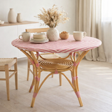 J -Line Table Live - Roard / Plastic - Natural / Pink en situation