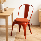 Chaise j-line toa métal / cordon rouge en situation