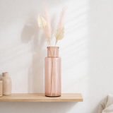 J-Cylindre de vase en ligne - Verre - Rose clair - Moyen - 54,5 cm de haut en situation