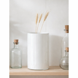 Cylindre de poignée en vase J -line - Verre - Transparent - Small - Ø 18 cm en situation