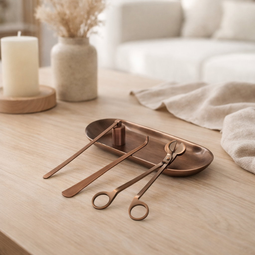 Kit de bougies voleur de bougies J-Line - fer - cuivre en situation