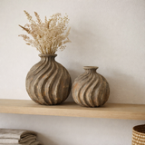 Antiques de ballon en vase J -line - Polyresin - Grand - Ø 34,5 cm en situation