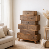 J-Line Kast Vinto Gerecycleerd Hout Naturel en situation