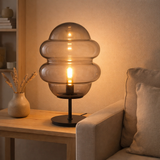 J-Spoon de miel de lampe de table J - Gris en situation