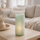 Bougeoir J-Line Fore - verre - vert - grand en situation