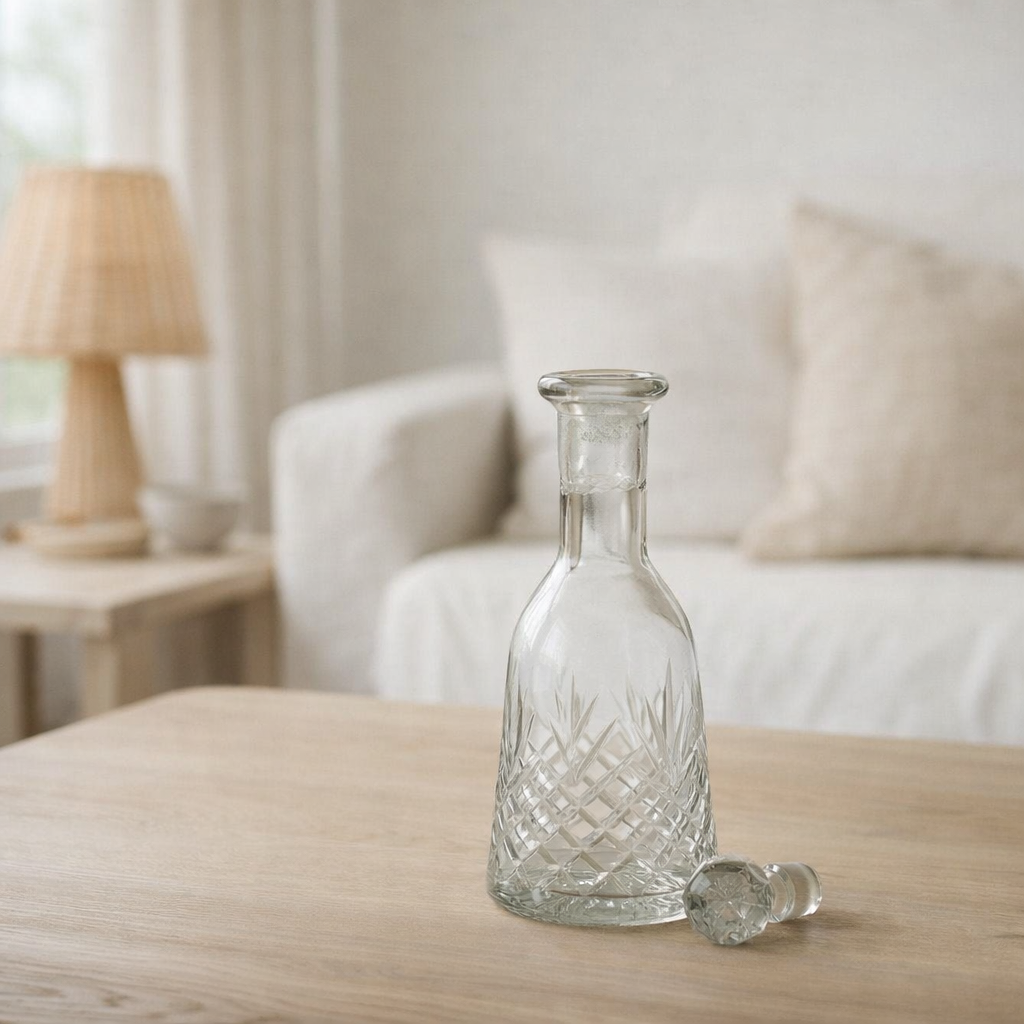 Bouteille J-Line Line - verre - transparent - grand en situation