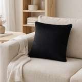 Coussin J-Line Twist - polyester - noir en situation