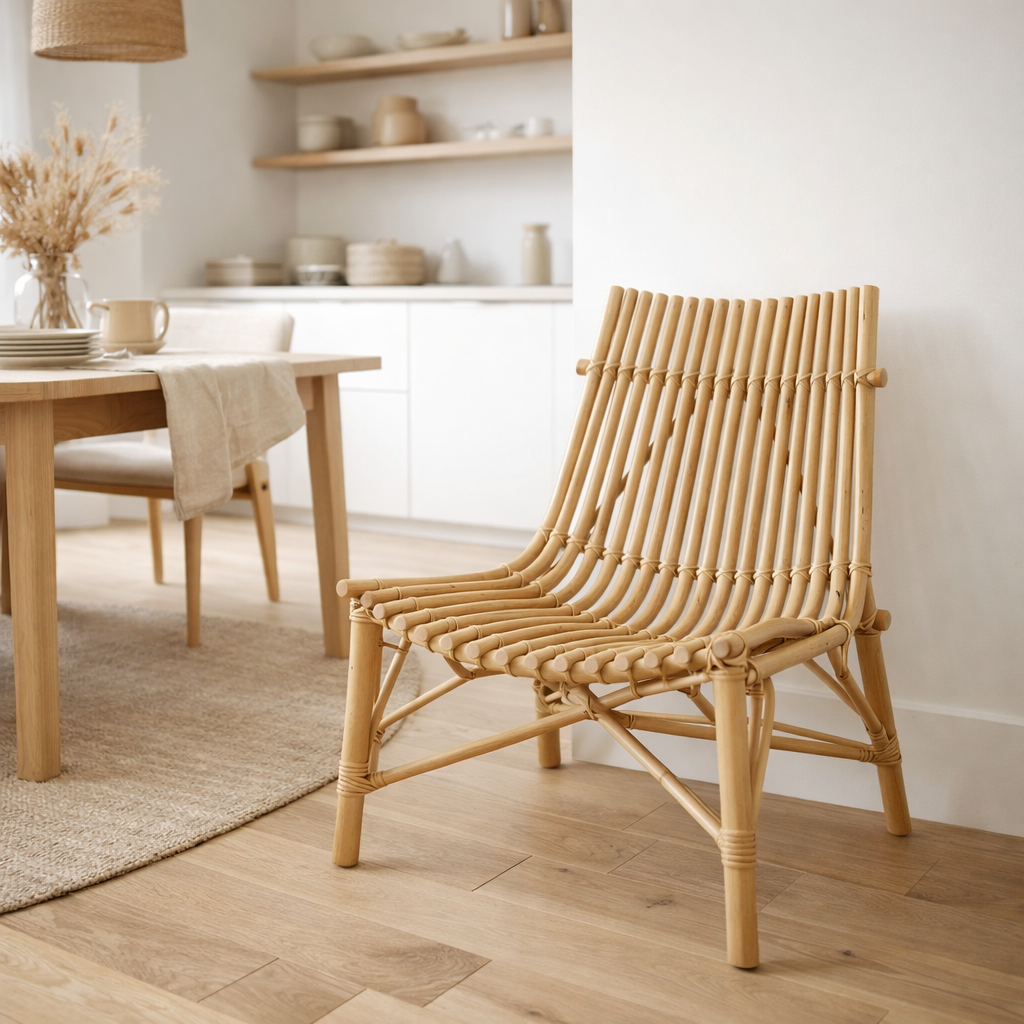 Chaise J-Line - jute - naturel en situation