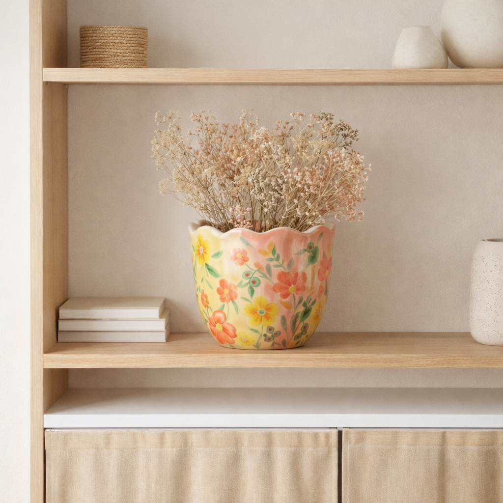 Race Bloom en J-Line Vase Alegria - Mélange - Ø 30,5 cm en situation