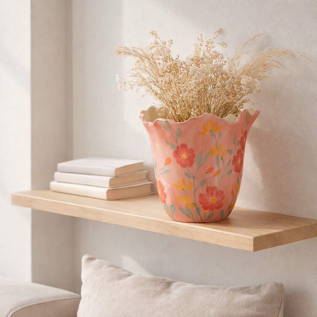 Race Bloom en J-Line Vase Alegria - Mélange - Ø 30,5 cm en situation