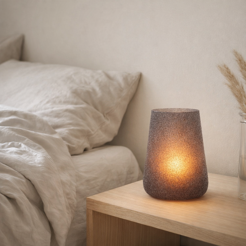 Lanterne J-Line Glitter - verre - paires - grande en situation