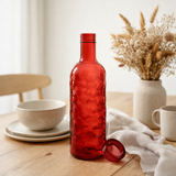 Bouteille J-Line Hammered In Giftbox - plastique - rouge en situation