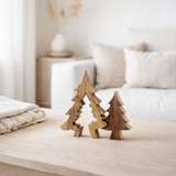 J-Line Arbre Puzzle Bois Marron/Naturel Petit en situation