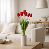J-Line Bouquet de Tulipes 7 Pièces Pu Rouge Large en situation