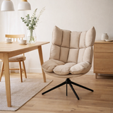 Coussin Relax pour chaise J-Line - textile/métal - beige en situation