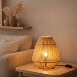 Lampe de table J -line Tina - Jute - Beige en situation