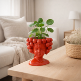 J -line Flowerpot Strawberry Girl - Céramique - Red - Ø 16,5 cm en situation