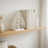 J -Liline Decoration Boom à pied - Theem Tree Wood - Blanc en situation