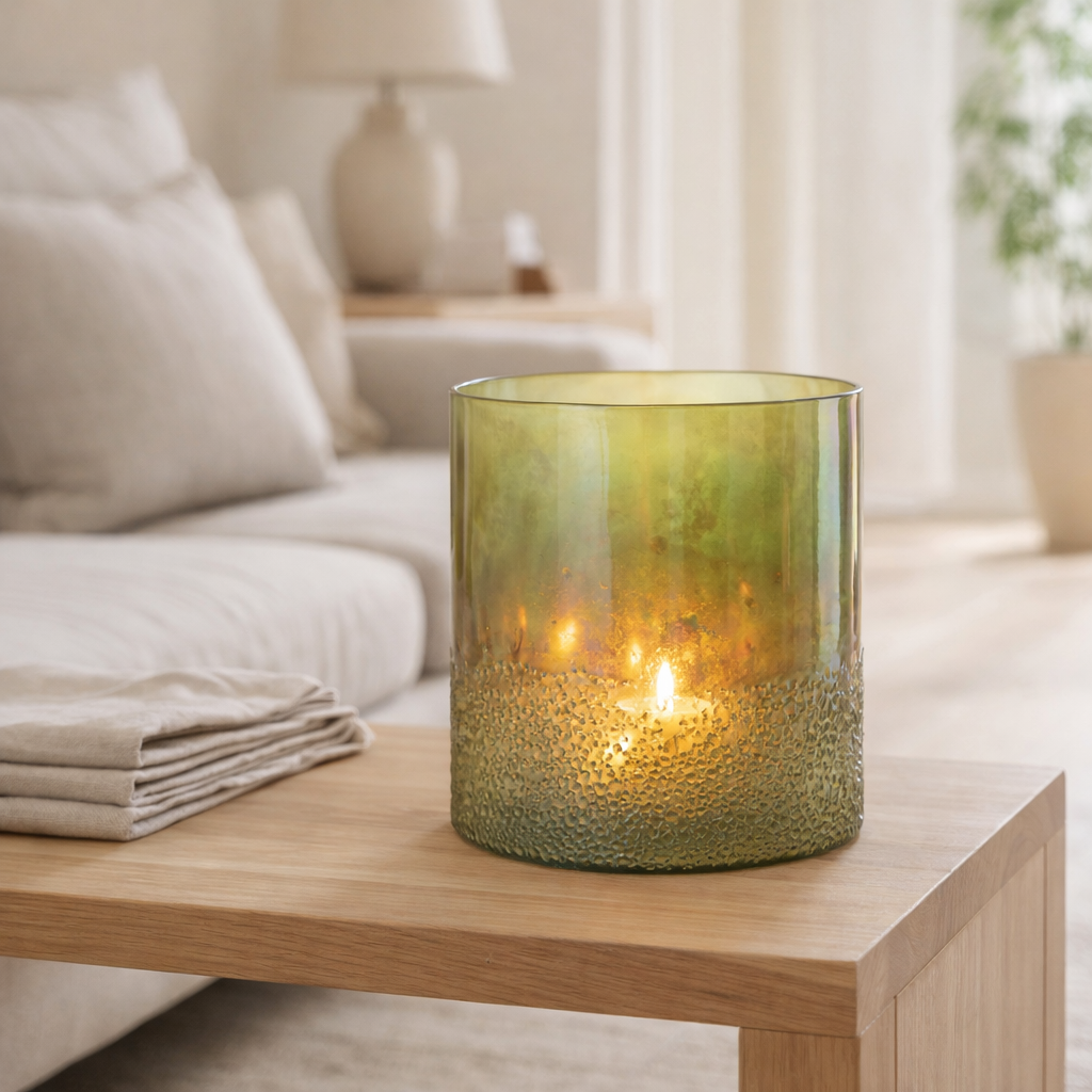 Lanterne J-Line - verre - vert - grande en situation