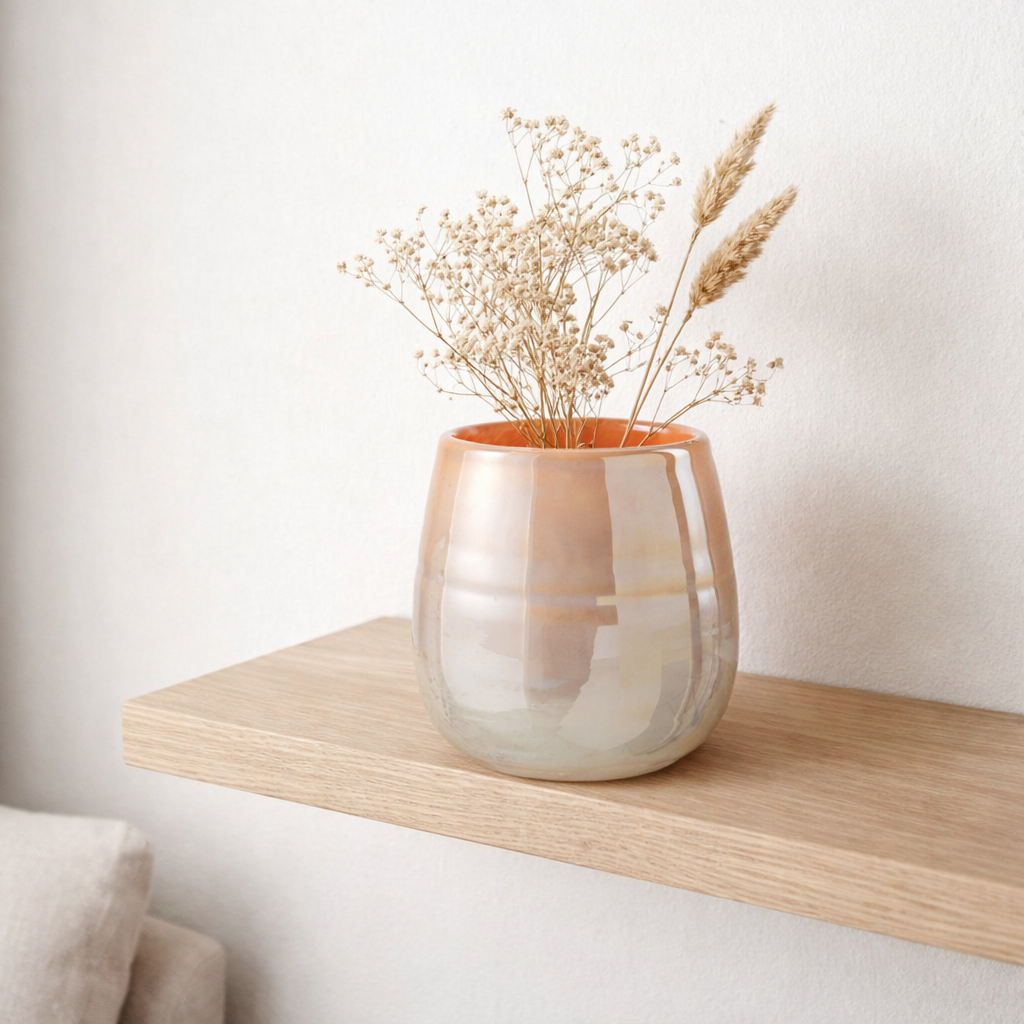 J -line Vase Juliette - Verre - Orange / Pink - Small - Ø 11 cm en situation