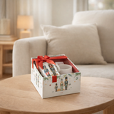 J-Line Bag Coffret Cadeau Casse-Noisette Céramique Blanc en situation
