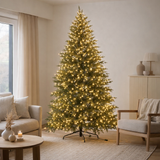 Sapin de Noël J-Line 3000 LED - plastique - vert - L en situation