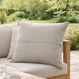Coussin J-Line Outdoor - polyéthylène - gris en situation
