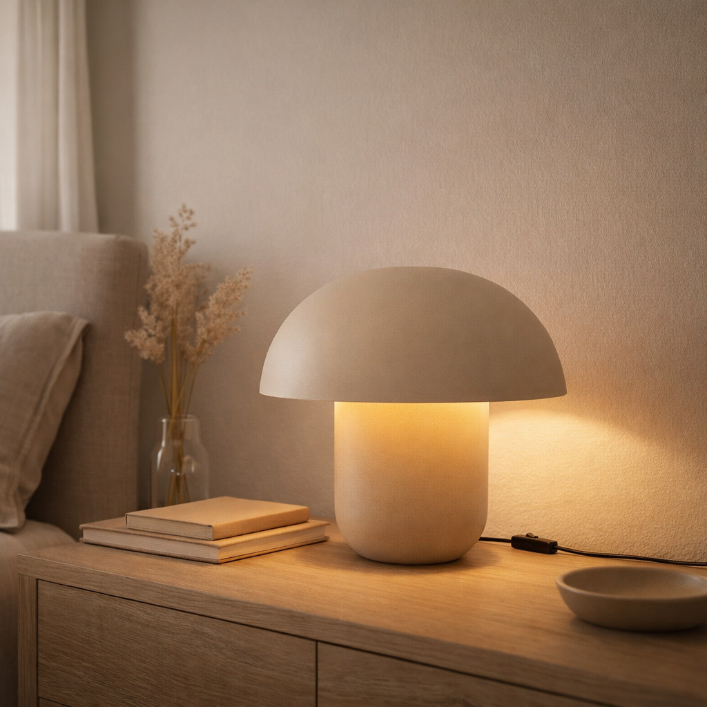 Lampe de table J-Line - fer - beige - M en situation