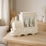 Locomotive à boule d'eau J-Line - plastique - blanche en situation