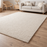 Tapis J-Line Tissé - polyester - écru en situation