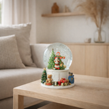 J-line waterbol santa cheminée plastique multicolore en situation