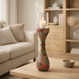 J-line Candlestick Delhi Mango Wood Mix en situation