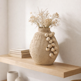 Vase en j-line + pots suspendus - Kermits - Natural - Ø 45 cm en situation