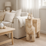 J-line suctish camel wood naturel / blanc en situation