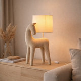 J -line Table Lamp Horse Modern - Polyresin - Beige en situation