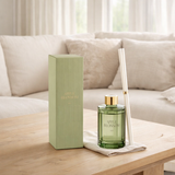J-Line Bâtonnets parfumés Apple Blossom - verre - vert en situation