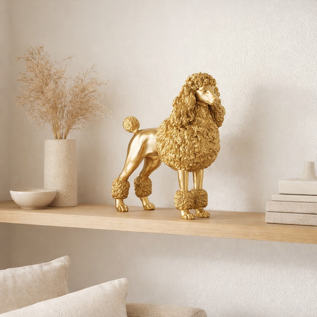 Figurine J-Line Popeed – polysine - or - L en situation
