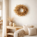 Couronne décorative J-Line - plastique - or - M en situation