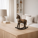 J-line décoration Rocking Horse Mango - Wood / Metal - Mélange - Small en situation