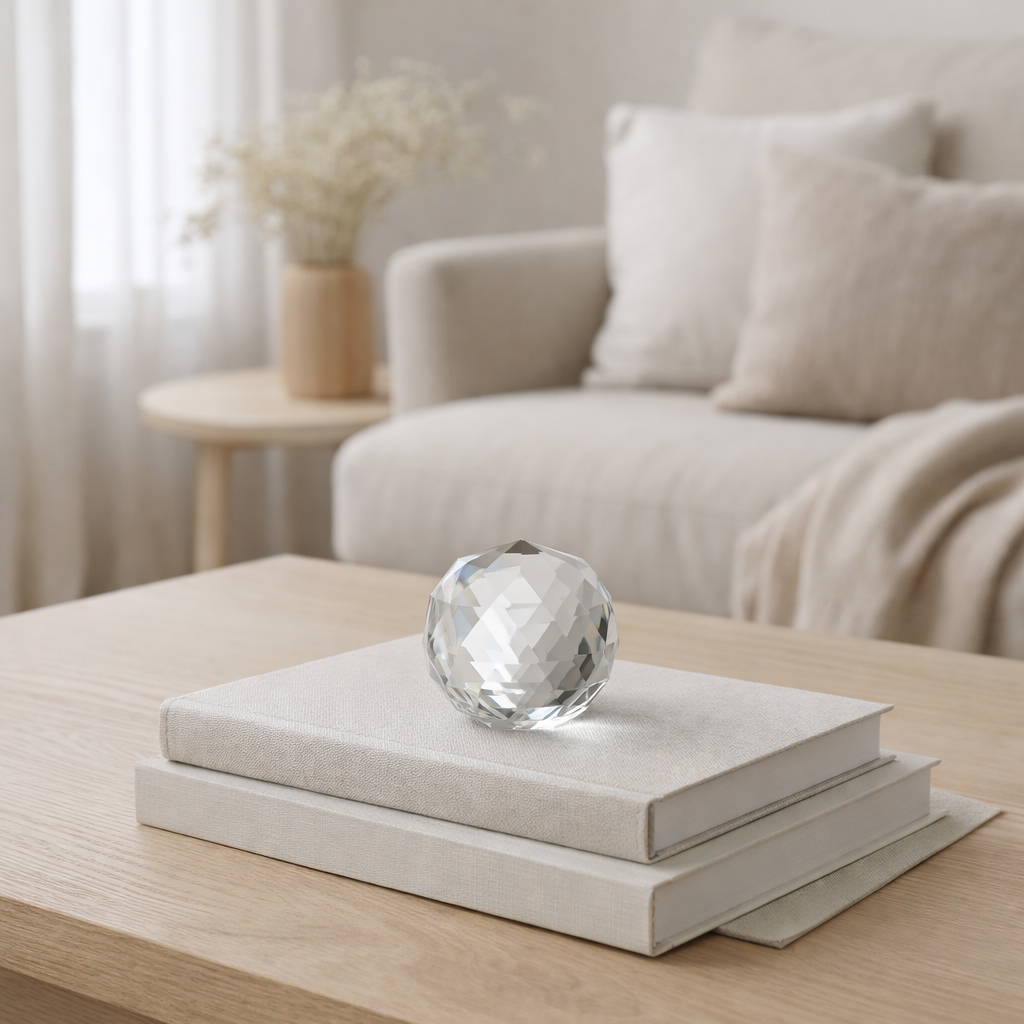 J -line Press Paper Bal Crystal - Transparente - Small en situation