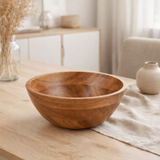 Bol J-Line Acacia - bois - naturel - moyen en situation