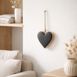 Pendentif J-Line Coeur - bois - noir - petit en situation