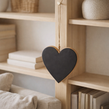 Pendentif J-Line Coeur - bois - noir - grand en situation